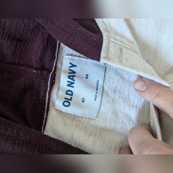 2 Waffle Long Sleeved 4T Hooded Shirts - Picture 4 of 8